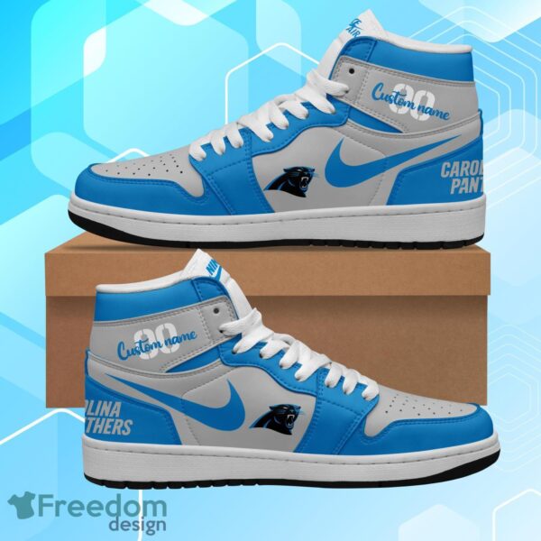 Tubopro Carolina Panthers AJ1 High Sneakers Shoes For Men And Women