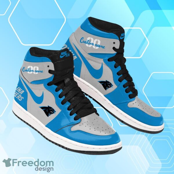 Tubopro Carolina Panthers AJ1 High Sneakers Shoes For Men And Women - Image 2