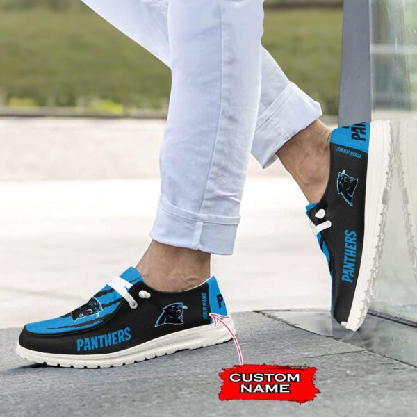 Tubopro Carolina Panthers Hey Dude Shoes For Men And Women - Image 5