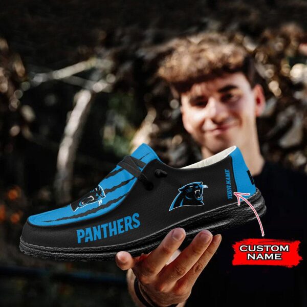 Tubopro Carolina Panthers Hey Dude Shoes For Men And Women - Image 4