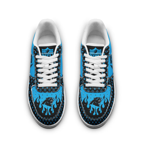Tubopro Carolina Panthers NFL Air Low-Top Sneakers Shoes For Men And Women - Image 2