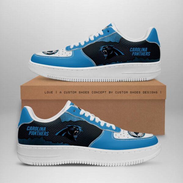 Tubopro Carolina Panthers NFL Air Low-Top Sneakers Shoes For Men And Women