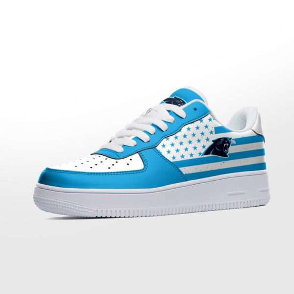 Tubopro Carolina Panthers NFL Air Low-Top Sneakers Shoes For Men And Women - Image 2