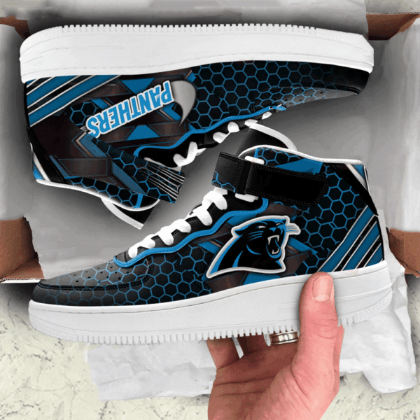 Tubopro Carolina Panthers NFL Air Low-Top Sneakers Shoes For Men And Women - Image 2