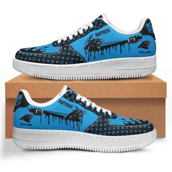 Tubopro Carolina Panthers NFL Air Low-Top Sneakers Shoes For Men And Women