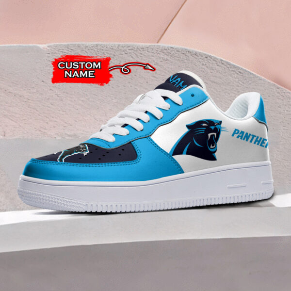 Tubopro Carolina Panthers NFL Air Low-Top Sneakers Shoes For Men And Women - Image 2