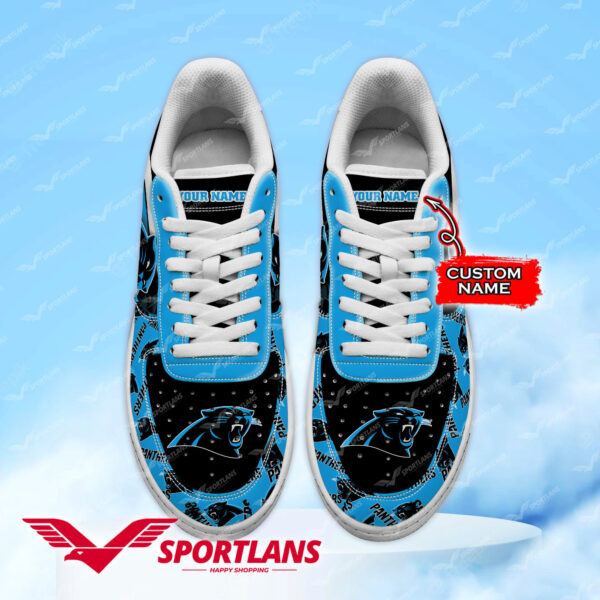 Tubopro Carolina Panthers NFL Air Low-Top Sneakers Shoes For Men And Women - Image 2