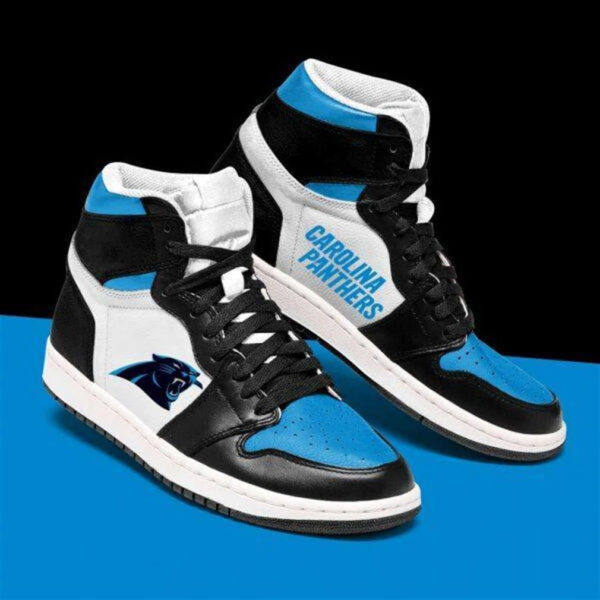 Tubopro Carolina Panthers NFL AJ1 High Sneakers Shoes For Men And Women
