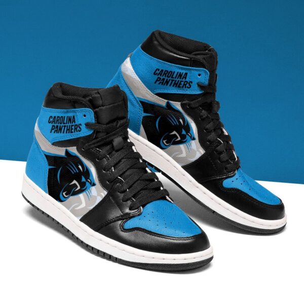 Tubopro Carolina Panthers NFL AJ1 High Sneakers Shoes For Men And Women