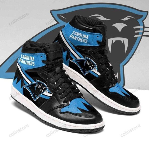Tubopro Carolina Panthers NFL AJ1 High Sneakers Shoes For Men And Women