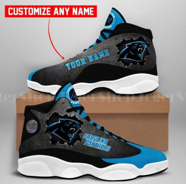 Tubopro Carolina Panthers NFL AJ13 Sneakers Shoes For Men And Women