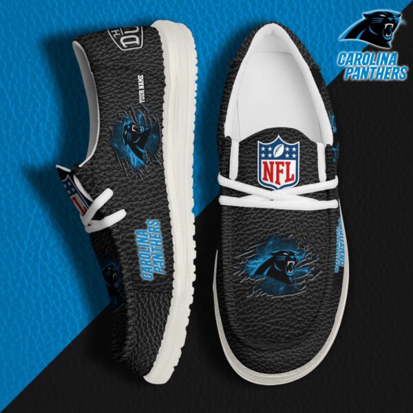 Tubopro Carolina Panthers Personalized Hey Dude Shoes For Men And Women