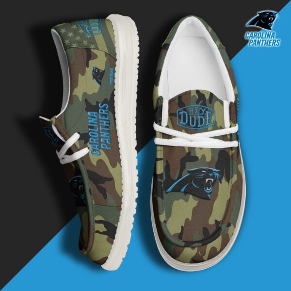 Tubopro Carolina Panthers Personalized Hey Dude Shoes For Men And Women