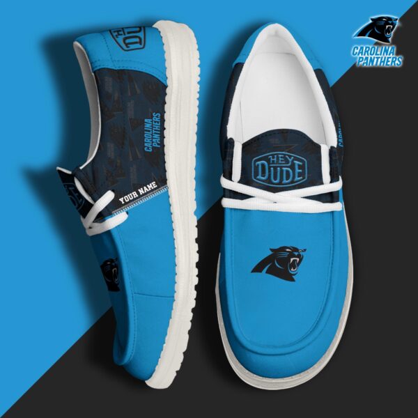 Tubopro Carolina Panthers Personalized Hey Dude Shoes For Men And Women