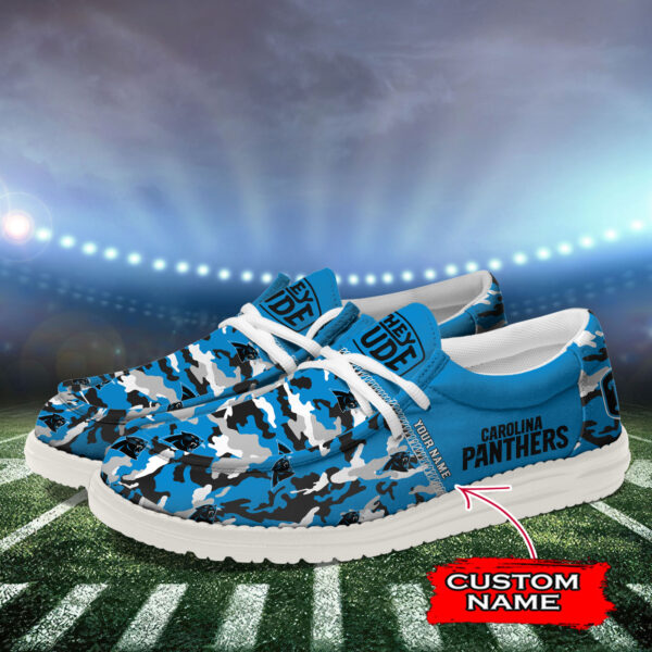 Tubopro Carolina Panthers Personalized Hey Dude Shoes For Men And Women - Image 3