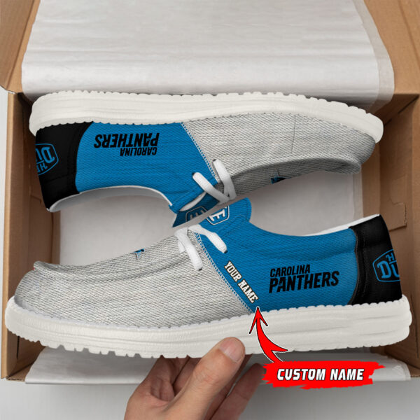 Tubopro Carolina Panthers Personalized Hey Dude Shoes For Men And Women - Image 2