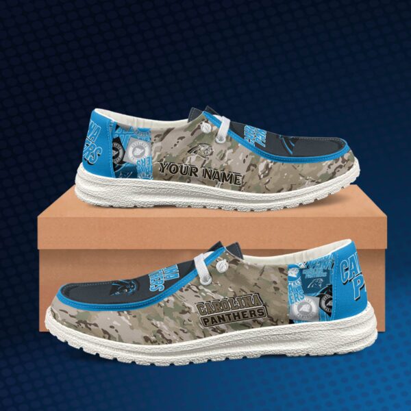 Tubopro Carolina Panthers Personalized Hey Dude Shoes For Men And Women - Image 2