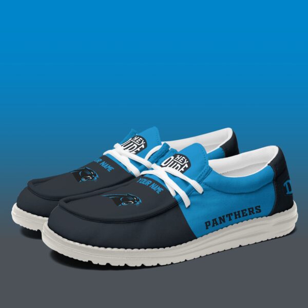 Tubopro Carolina Panthers Personalized Hey Dude Shoes For Men And Women - Image 3