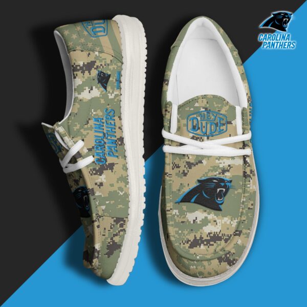 Tubopro Carolina Panthers Personalized Hey Dude Shoes For Men And Women