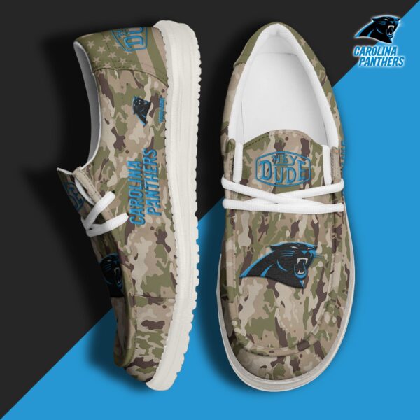 Tubopro Carolina Panthers Personalized Hey Dude Shoes For Men And Women