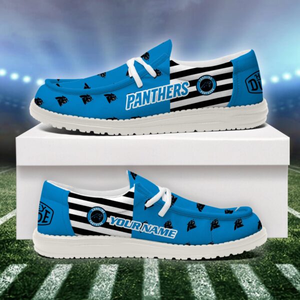 Tubopro Carolina Panthers Personalized Hey Dude Shoes For Men And Women - Image 2