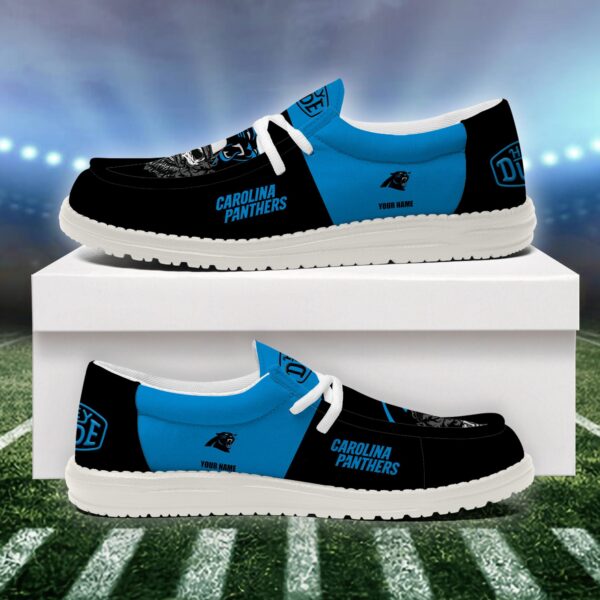 Tubopro Carolina Panthers Personalized Hey Dude Shoes For Men And Women - Image 4