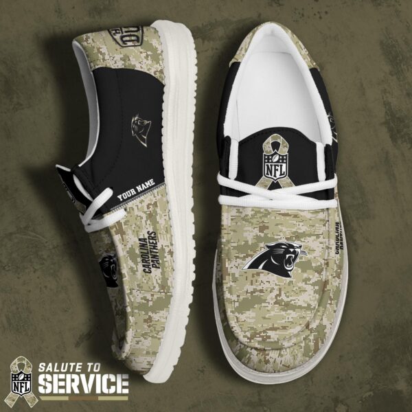 Tubopro Carolina Panthers Personalized Hey Dude Shoes For Men And Women
