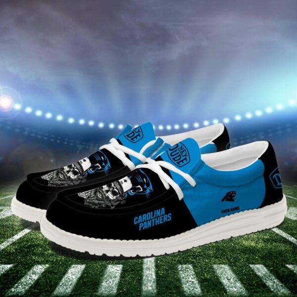 Tubopro Carolina Panthers Personalized Hey Dude Shoes For Men And Women - Image 2