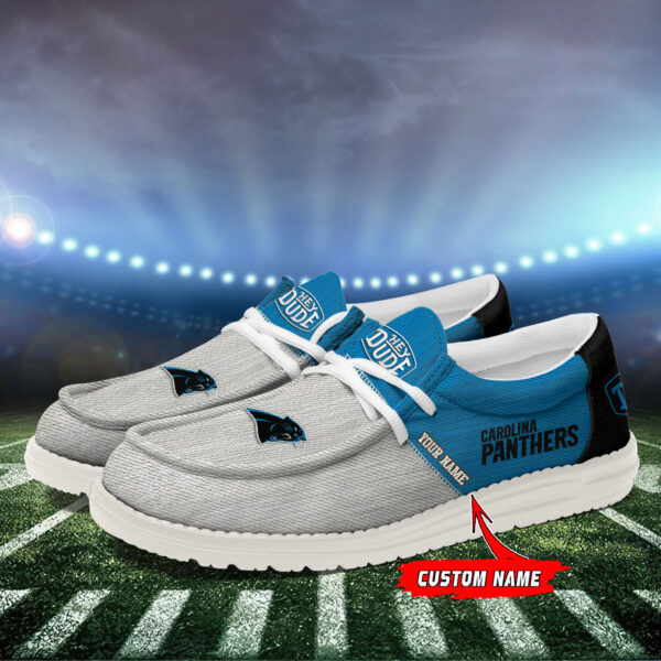 Tubopro Carolina Panthers Personalized Hey Dude Shoes For Men And Women - Image 3