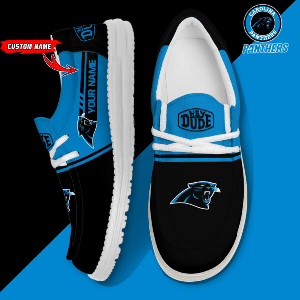Tubopro Carolina Panthers Personalized Hey Dude Shoes For Men And Women