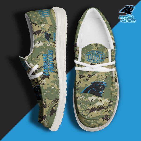 Tubopro Carolina Panthers Personalized Hey Dude Shoes For Men And Women