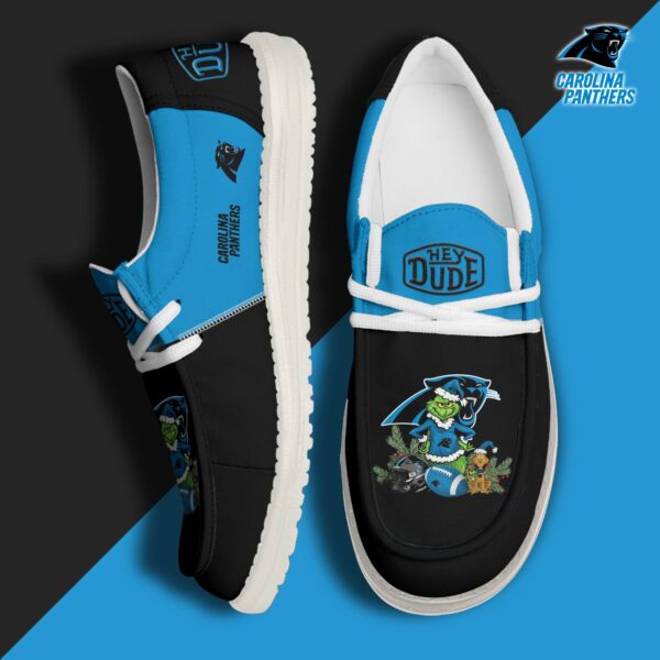 Tubopro Carolina Panthers Personalized Hey Dude Shoes For Men And Women