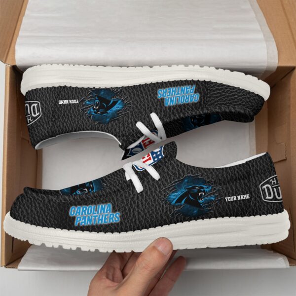 Tubopro Carolina Panthers Personalized Hey Dude Shoes For Men And Women - Image 2