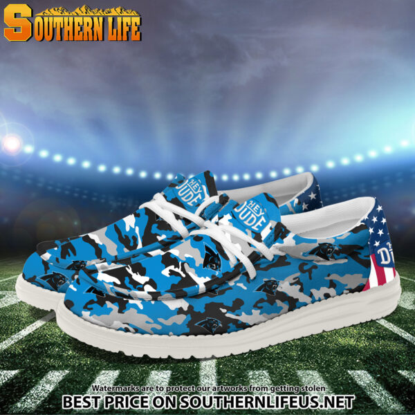 Tubopro Carolina Panthers Personalized Hey Dude Shoes For Men And Women - Image 2