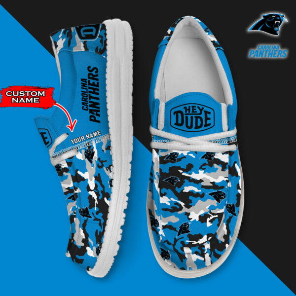 Tubopro Carolina Panthers Personalized Hey Dude Shoes For Men And Women