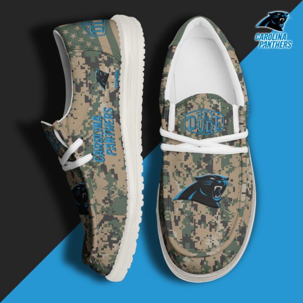 Tubopro Carolina Panthers Personalized Hey Dude Shoes For Men And Women