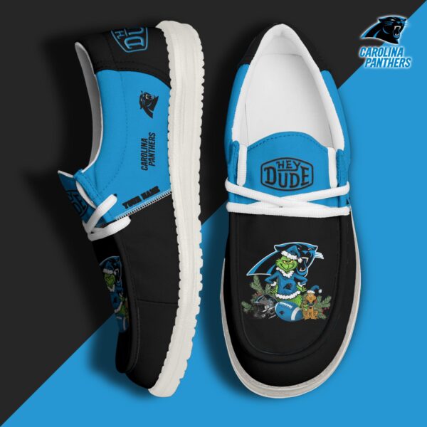 Tubopro Carolina Panthers Personalized Hey Dude Shoes For Men And Women - Image 2