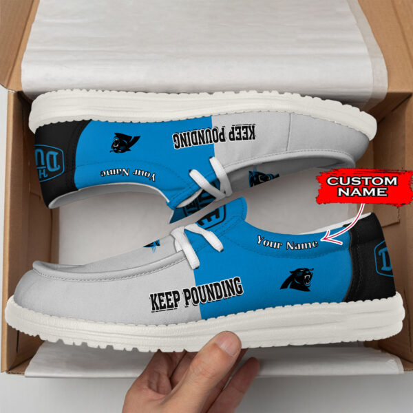 Tubopro Carolina Panthers Personalized Hey Dude Shoes For Men And Women - Image 2
