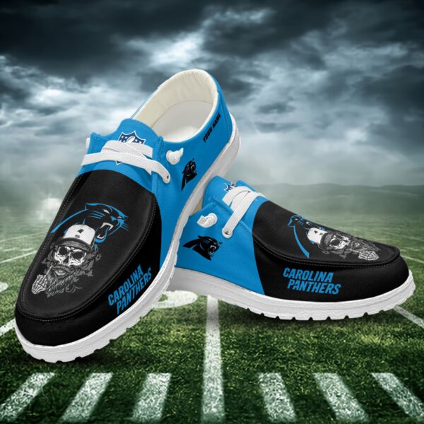 Tubopro Carolina Panthers Personalized Hey Dude Shoes For Men And Women