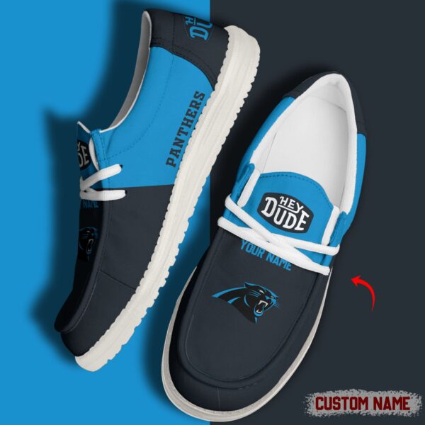 Tubopro Carolina Panthers Personalized Hey Dude Shoes For Men And Women