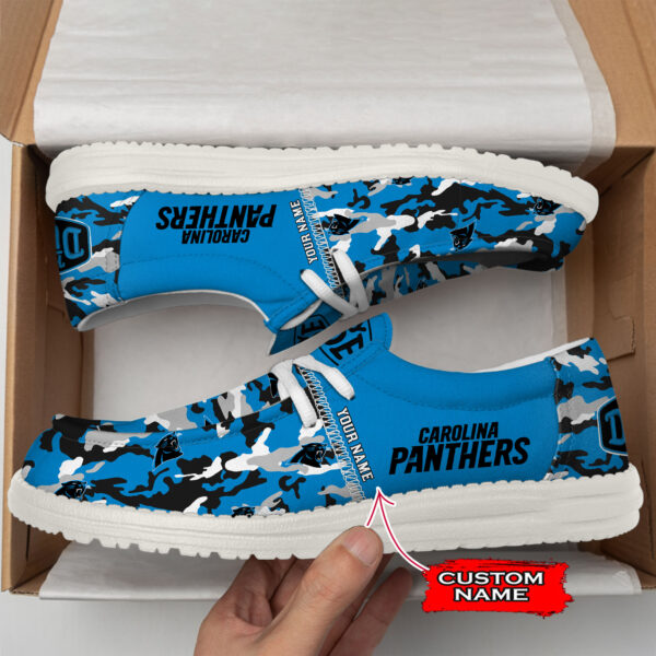 Tubopro Carolina Panthers Personalized Hey Dude Shoes For Men And Women - Image 2