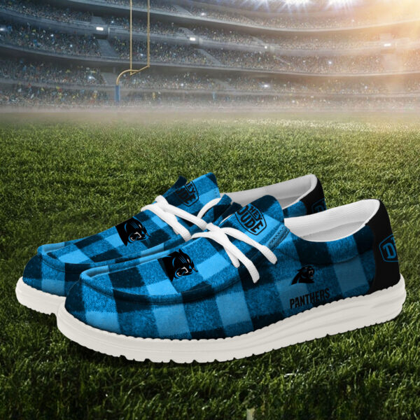 Tubopro Carolina Panthers Personalized Hey Dude Shoes For Men And Women - Image 3