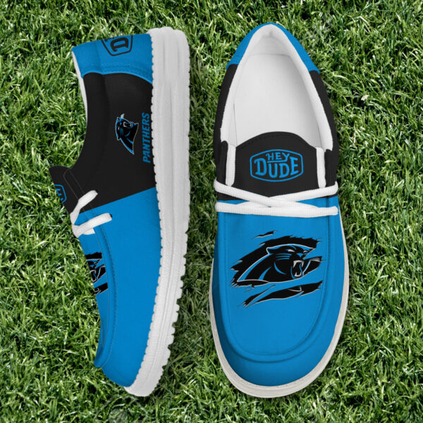 Tubopro Carolina Panthers Personalized Hey Dude Shoes For Men And Women