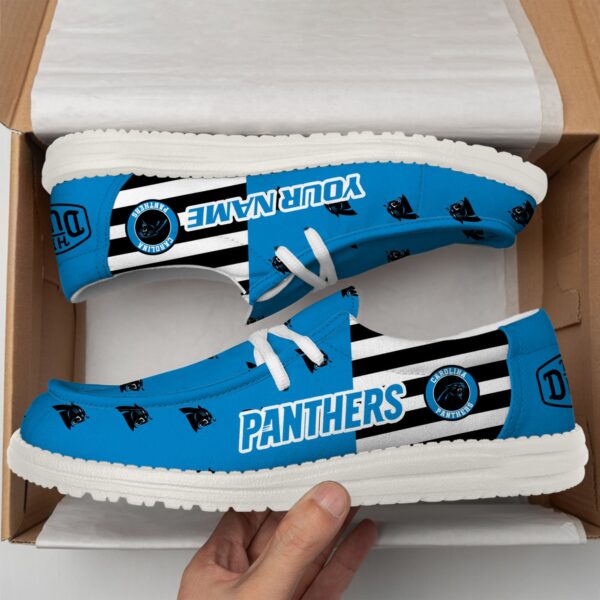 Tubopro Carolina Panthers Personalized Hey Dude Shoes For Men And Women