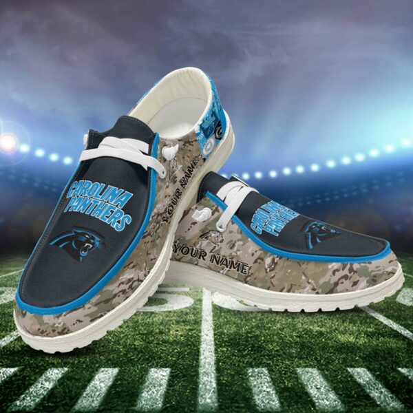Tubopro Carolina Panthers Personalized Hey Dude Shoes For Men And Women