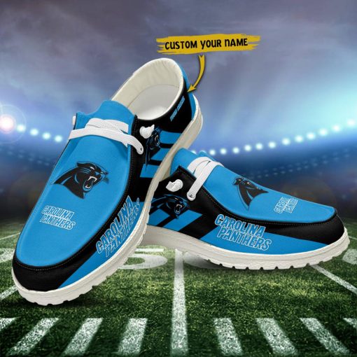 Tubopro Carolina Panthers Personalized Hey Dude Shoes For Men And Women