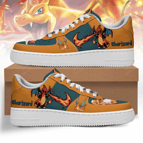Tubopro Charizard Air Low-Top Sneakers Shoes For Men And Women