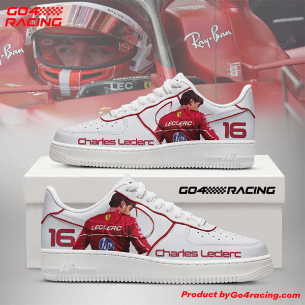 Tubopro Charles Leclerc  Ferrari Air Low-Top Sneakers Shoes For Men And Women