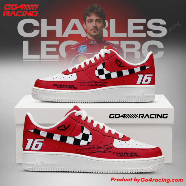 Tubopro Charles Leclerc  Ferrari Air Low-Top Sneakers Shoes For Men And Women