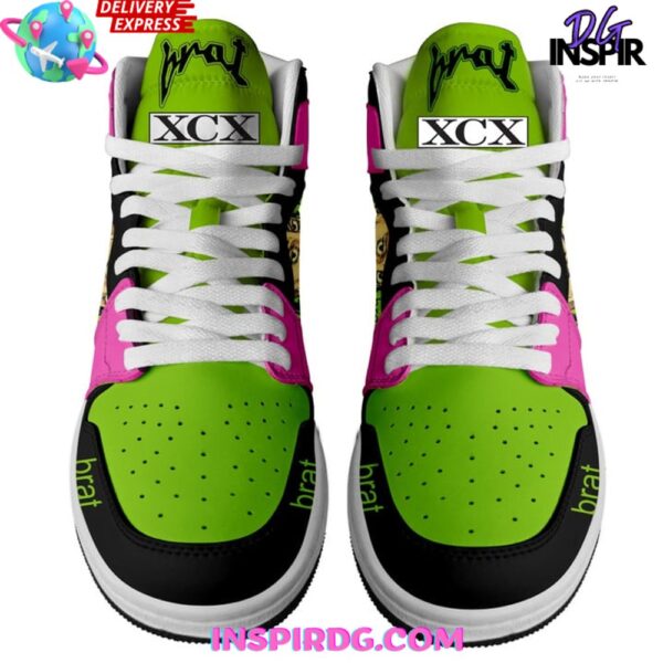 Tubopro Charli XCX AJ1 High Sneakers Shoes For Men And Women - Image 3